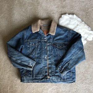 Vintage Levi’s Sherpa Trucker Jean Jacket